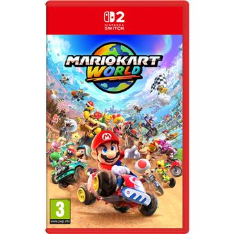 Jaquette de Mario Kart World sur Nintendo Switch 2, pour illustrer le cadeau jeu vidéo d'un ado