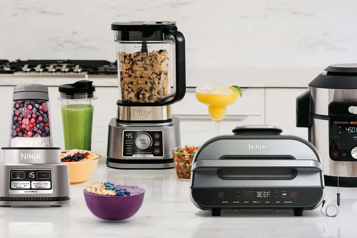 un code promo pour Ninja Kitchen qui permet d'obtenir des réductions influenceur sur les produits airfryer creami combi blender mixer barbecue