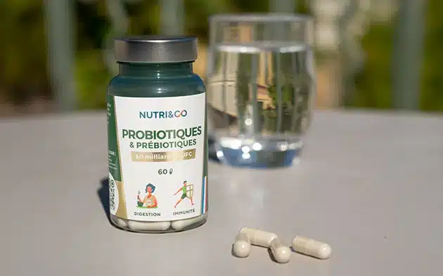 avis probiotiques Nutri and Co test digestion 8 souches encapsulation Probioact