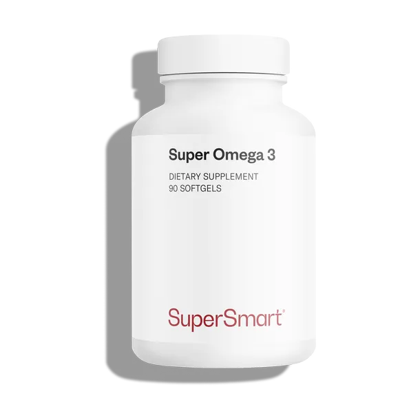 Test et avis Super Omega 3 SuperSmart, 465 mg d'EPA et 345 mg de DHA par dose sous forme naturelle de triglycérides. Huile de poisson certifiée Friend of the Sea, pêchée au large des côtes péruviennes et chiliennes. Indice d'oxydation TOTOX généralement à 2, bien en dessous de la limite de 25 fixée par le GOED. Sans arrière-goût de poisson ni brûlures d'estomac.