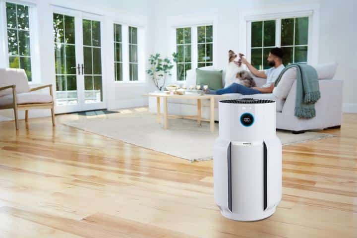 Produits Shark comme purificateurs d’air sur le site officiel avec mention de réduction via code promo