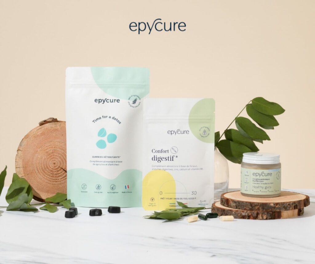  Image représentant une FAQ détaillée sur les cures Epycure, répondant aux questions fréquentes sur l’efficacité, les effets secondaires, le fonctionnement des cures, et la disponibilité des produits