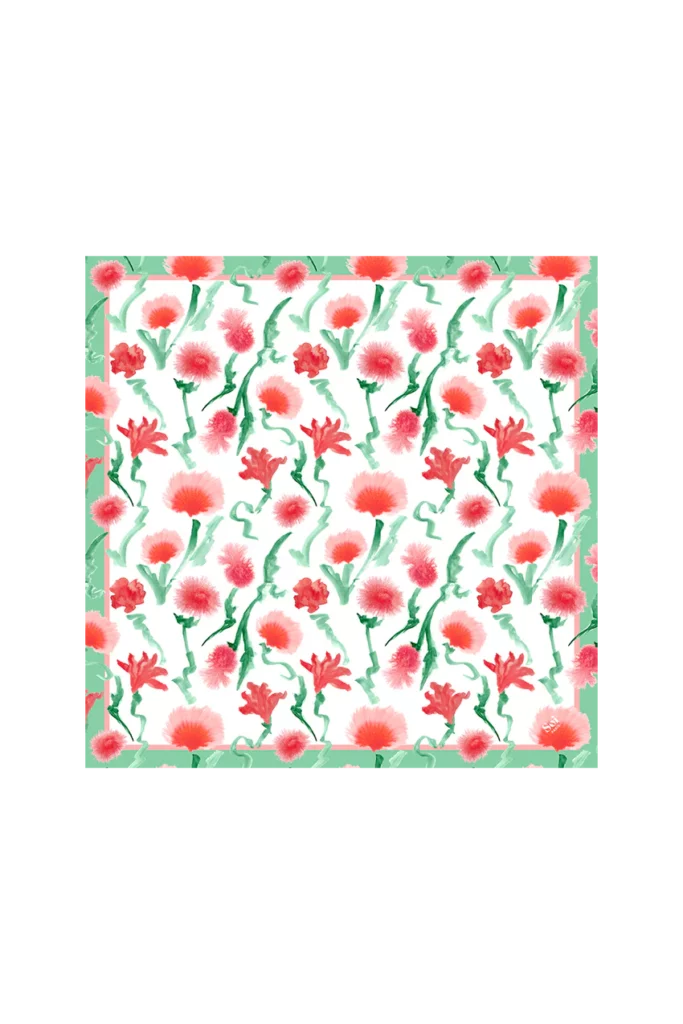  Foulard graphique Soi Paris, idée cadeau d’anniversaire pour une maman élégante et raffinée. Ce foulard aux motifs originaux et colorés apporte une touche stylée à n’importe quelle tenue. Offrir ce joli accessoire, c’est gâter une mère qui aime la mode sans en faire trop, avec un présent de qualité, durable et chic. Parfait pour une maman qui veut se faire plaisir ou qu'on a envie de surprendre avec un cadeau mode un peu plus recherché que le traditionnel pull.