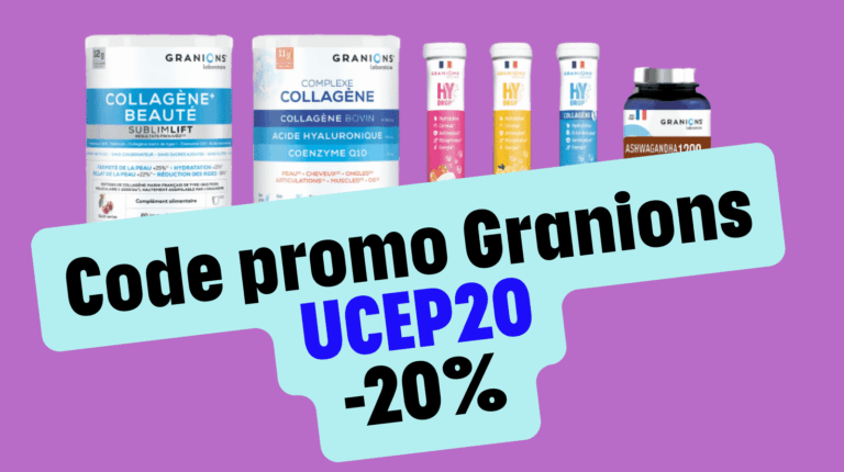 tous les codes promo granions et réduction influenceur et bon plan sur une photo