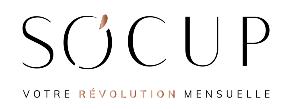 Logo So Cup et packaging recyclable montrant les valeurs écologiques et la fabrication européenne de la marque.