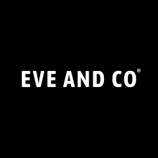 Logo Eve & Co et détails de fabrication européenne, montrant les engagements éthiques et la mission de la marque.