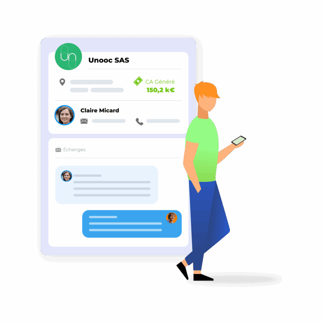 Vue de l’interface utilisateur d’Axonaut présentant les modules CRM, devis, facturation, suivi client et gestion du chiffre d’affaires pour les petites entreprises