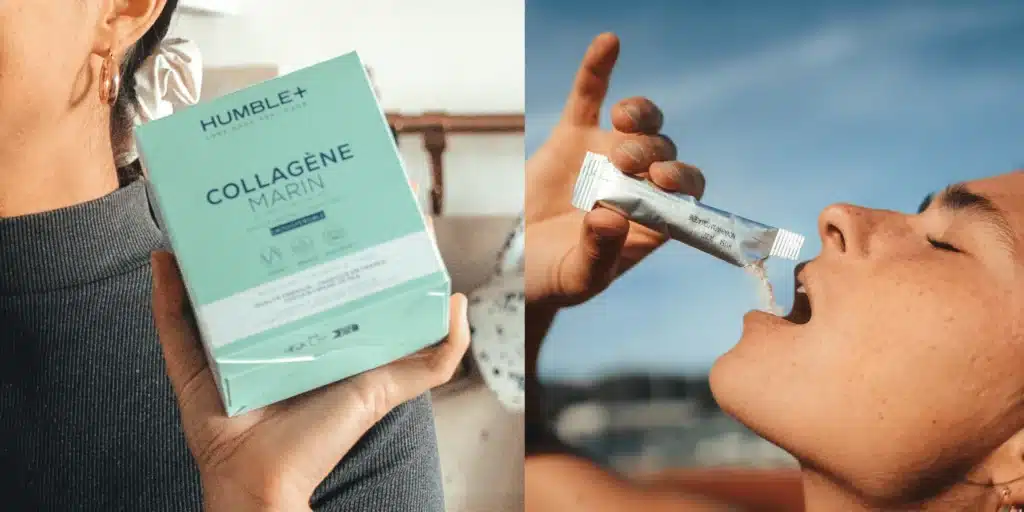 Collagène orodispersible Humble+ avis format sans eau orienté beauté de la peau