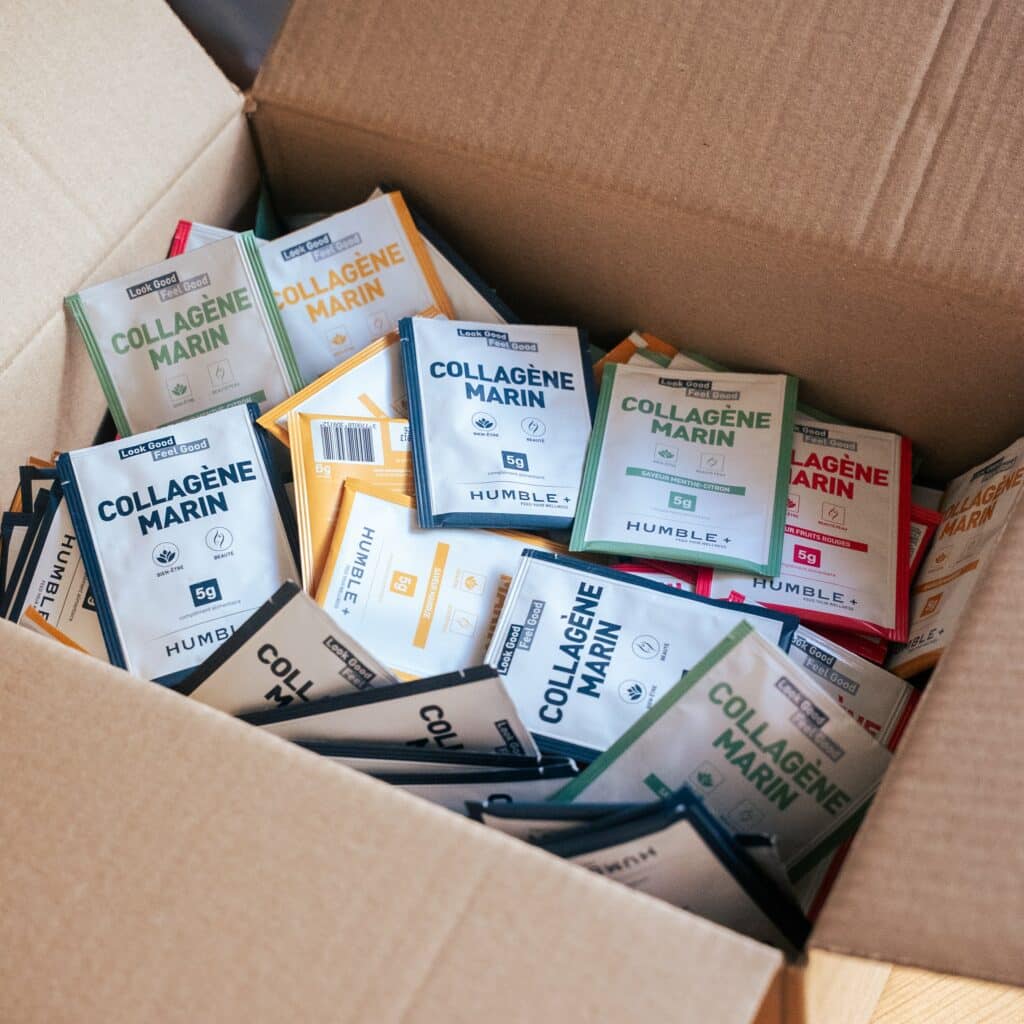 Tableau comparatif des collagènes Humble+ poudre gélules orodispersible prix et usages