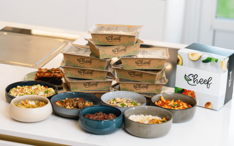 Boîte de plats Cheef mise en avant, illustrant la question de savoir si le programme est le meilleur choix minceur.