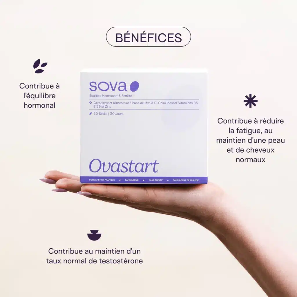 Marque SOVA spécialisée dans les compléments alimentaires dédiés au SOPK et à l’équilibre hormonal féminin