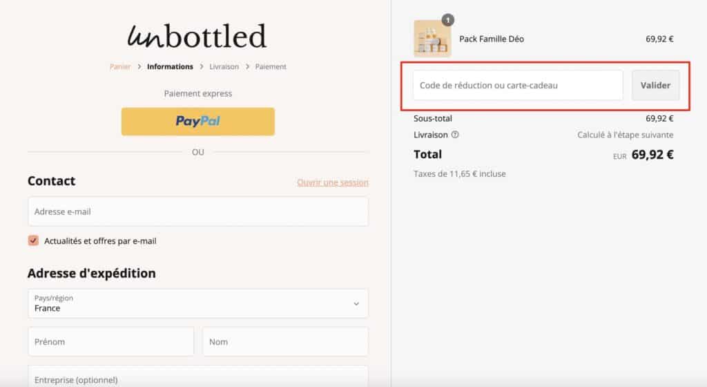 Offre mix and match Unbottled pour tester plusieurs cosmétiques solides à prix réduit