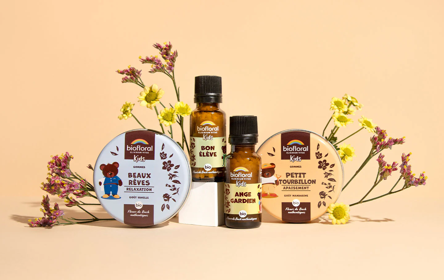 produits Biofloral élixirs naturels fleurs de bach et compléments phytothérapie bio