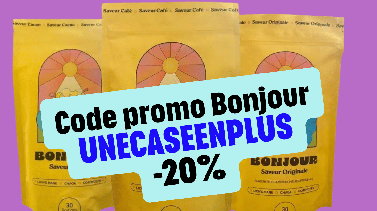 un café pour illustrer l'utilisation d'un code de réduction bonjour