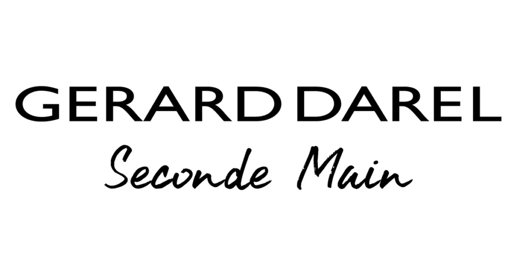 Sélection de sacs et vêtements de marque présentés dans un univers de seconde main illustrant la revente de pièces de mode comme celles de Gérard Darel sur les plateformes d’occasion.