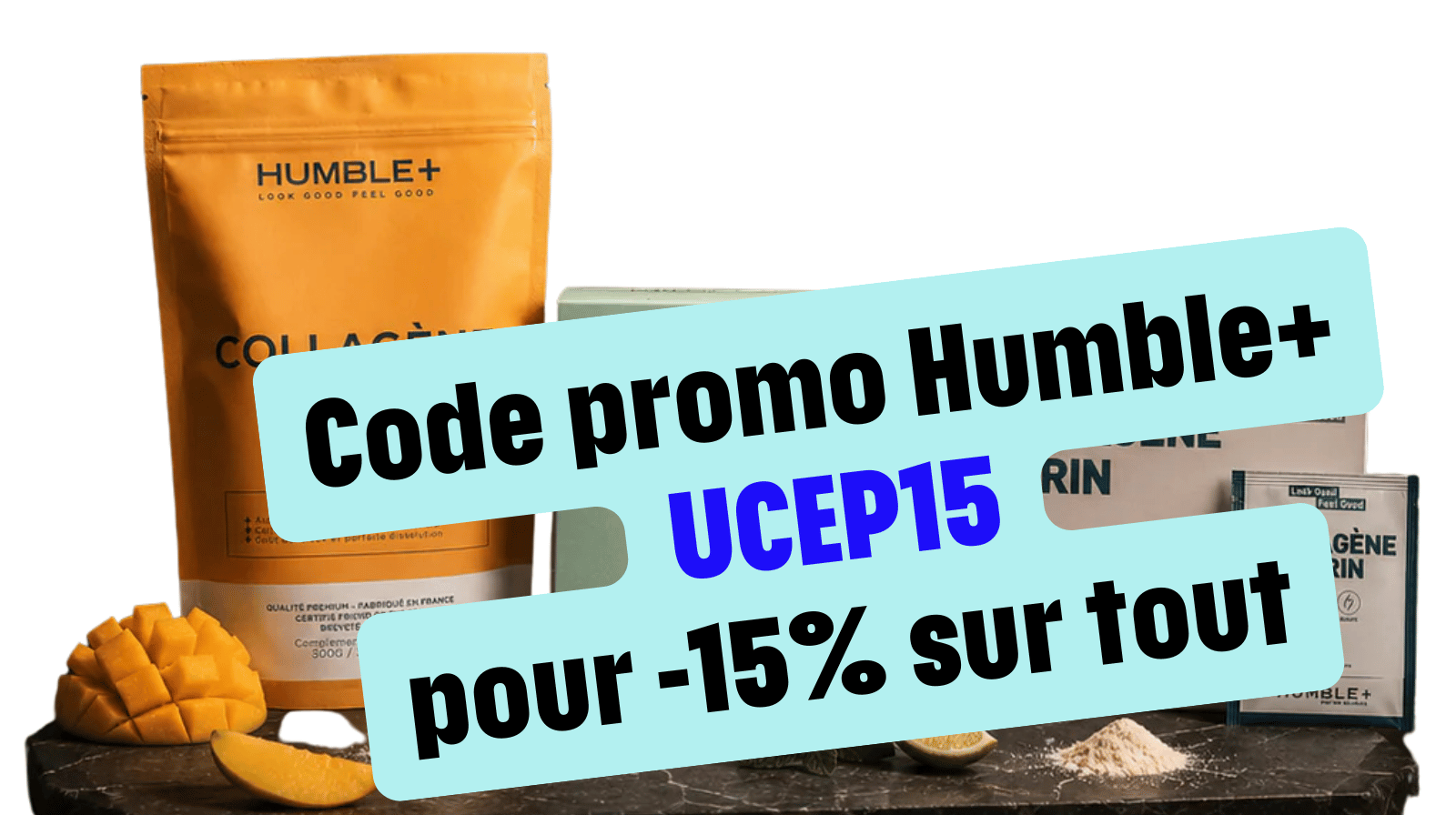 Code promo Humble+ UCEP15 -15% sur le collagène marin