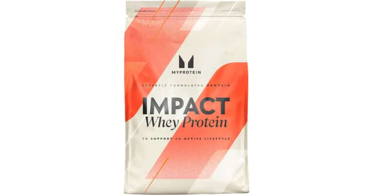 MyProtein Impact Whey, seau de protéines avec sucralose et arômes artificiels