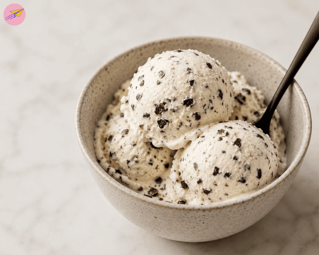 lace protéinée façon stracciatella avec éclats de chocolat au Ninja Creami