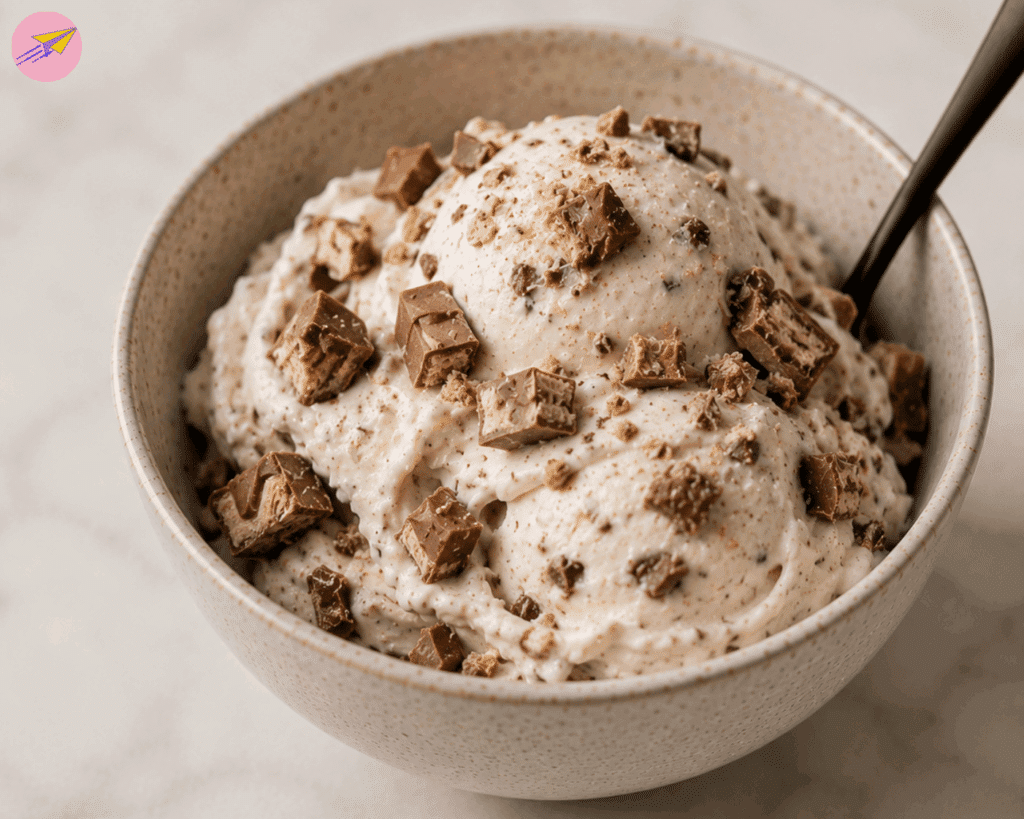 Glace au skyr et banane façon McFlurry Kinder Bueno au Ninja Creami