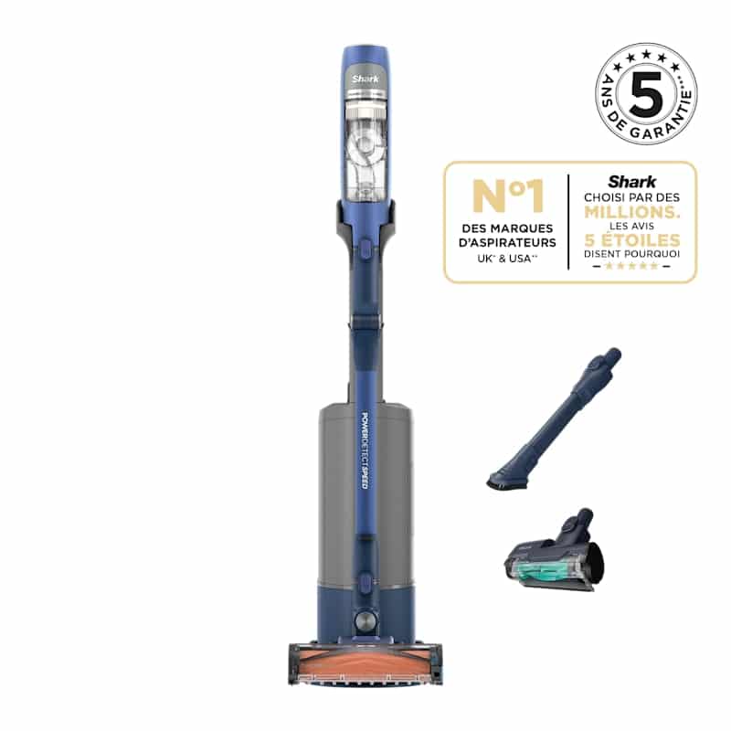 Aspirateur balai Shark PowerDetect Speed Pet Pro Ultramarine soldé à 269,99 € avec CASESN10