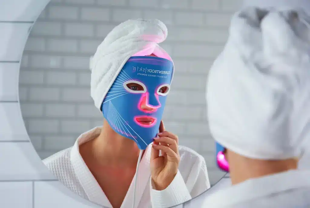 porte le masque en me préparant, preuve que la mobilité permise par cet accessoire facilite vraiment la régularité des séances.