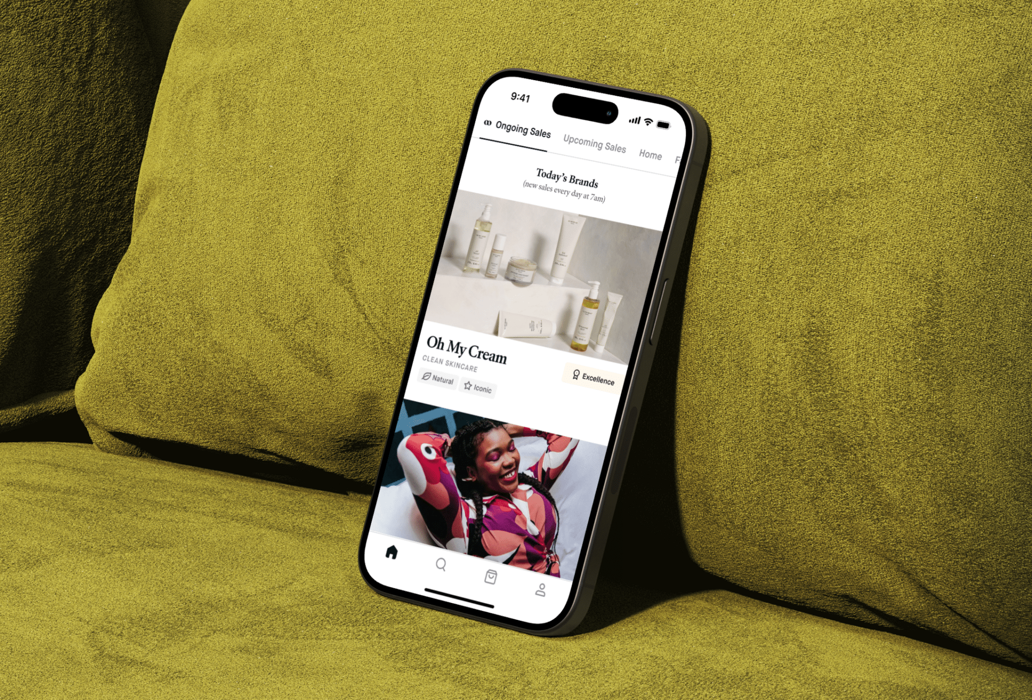 l'application choose ouverte sur mon téléphone pour illustrer un avis sur l'app