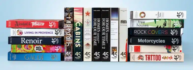 tous les livres taschen que j'ai à la maison pour illustrer mon avis