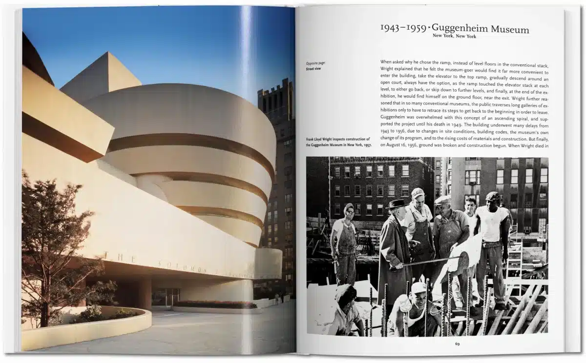 Mon beau-père a été architecte pendant trente-cinq ans et possède déjà une bibliothèque impressionnante. J'ai fini par trouver sur Taschen un ouvrage grand format sur Frank Lloyd Wright qu'il n'avait pas.
