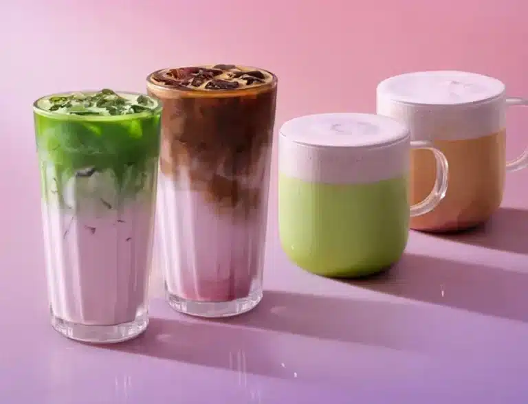 4 ube latte pour illustrer un avis sur la marque Araw