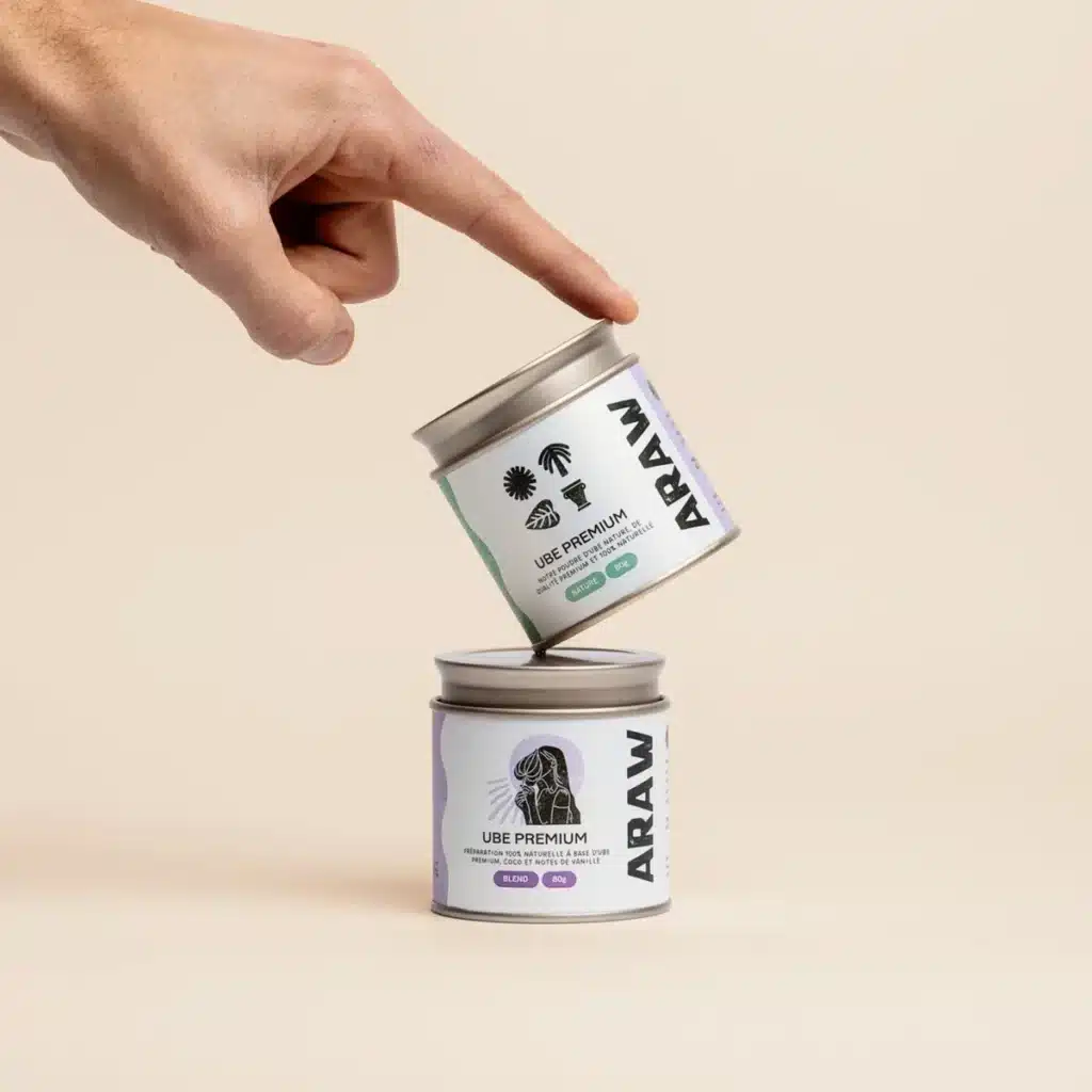 Pack Découverte Araw Blend & Nature ouvert, deux boîtes de 80 g présentées pour montrer le contenu du pack à 40,50 €
