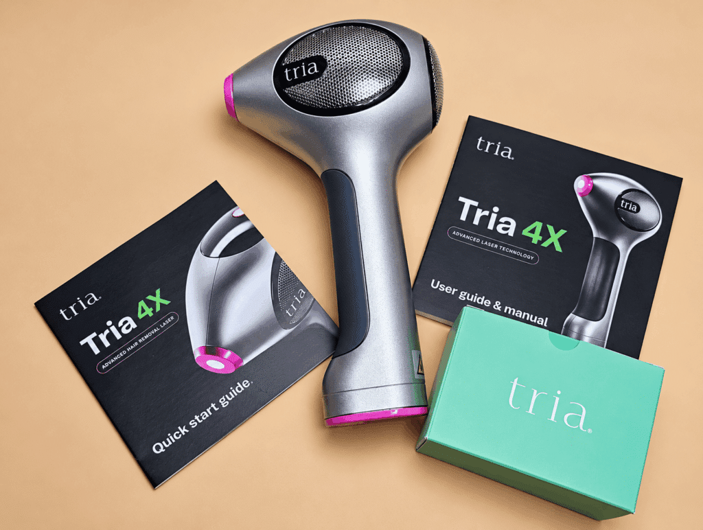 le contenu de la boite du tria 4x (unboxing)