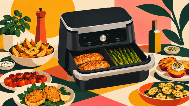 un dessin de mes recettes au air fryer Ninja